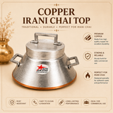 Copper Irani Tea Set Samawar & Copper Patila. Hyderabadi Irani Chai Set.