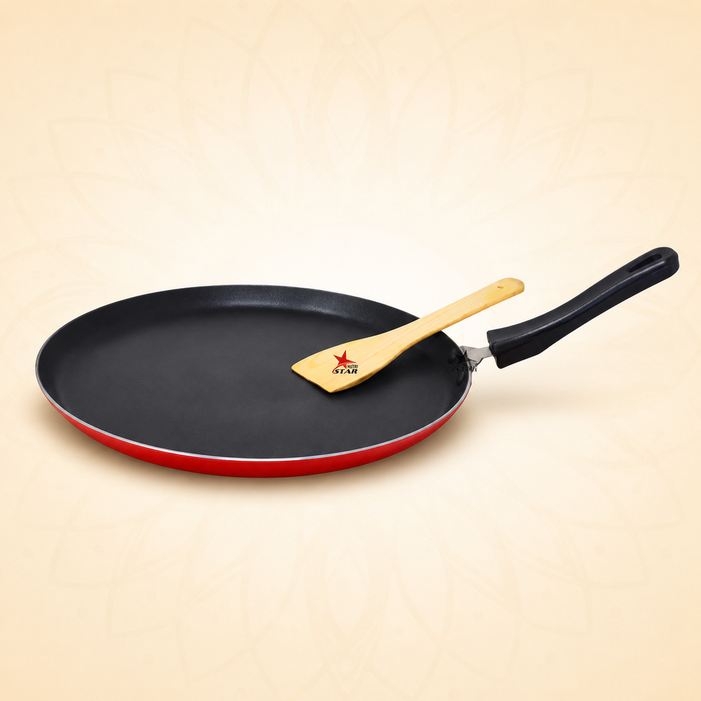 Non Stick Tawa/Griddle with Handle, Roti/Dosa Tawa, Thickness - 3 MM.