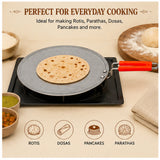 Tawa/Griddle with Handle Made with Thick Sheet, Pack of 1.