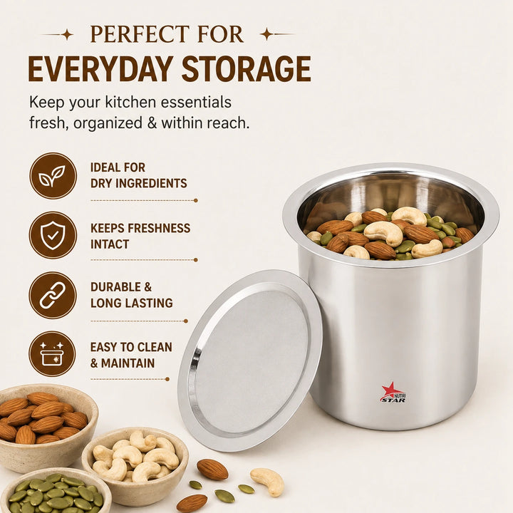 stainless steel milk boiler or deep gunj daily usage.