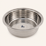 Stainless Steel Strainer/Channi/Bowl, Diameter 12 Inches.