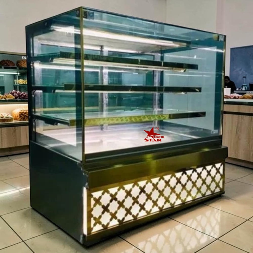 Nutristar Stainless Steel Sweet Display Counter | Commercial Sweet Showcase