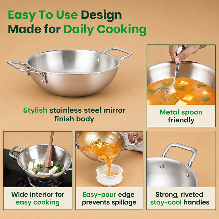 Cello Gold Triply Kadai - main product image