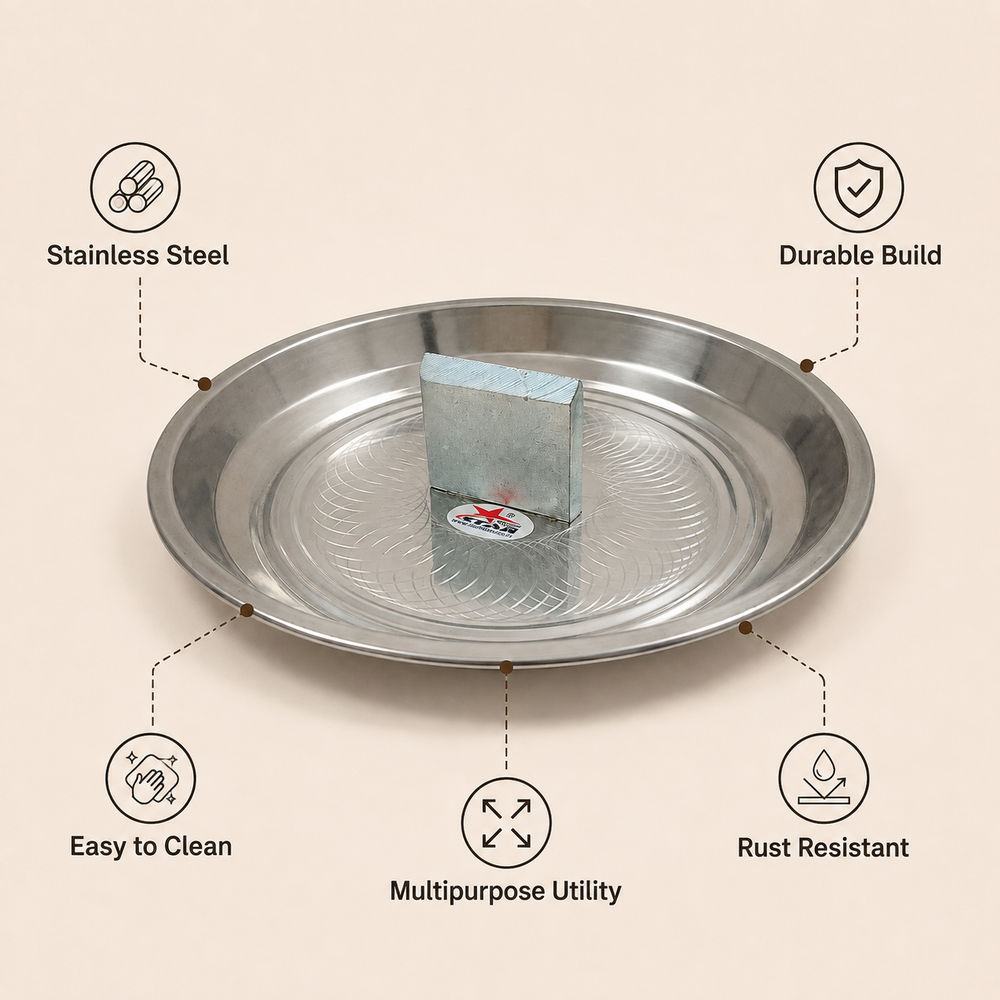 Nutristar stainless steel coconut breaker with center striking block
