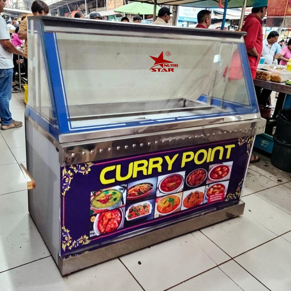 Nutristar Stainless Steel Hot Curry Point | Commercial Food Counter