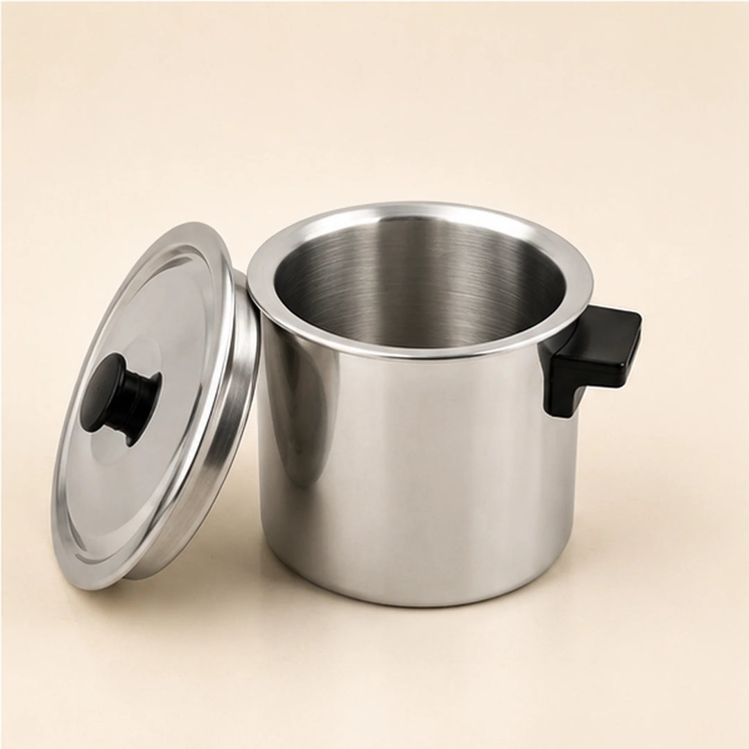 Stainless Steel Milk Boiler, Stainless Steel Lid with Knob, Pack of 1. - main product image