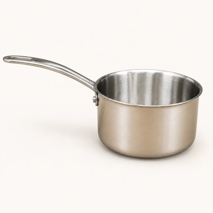 Nutristar stainless steel triply saucepan for home and commercial cooking