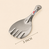 Nutristar stainless steel slotted serving spoon with wide head and handle