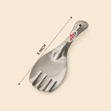 Nutristar stainless steel slotted serving spoon with wide head and handle
