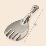 Nutristar stainless steel slotted serving spoon with wide head and handle
