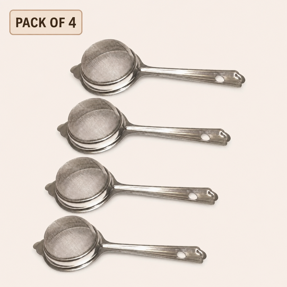 Nutristar stainless steel fine mesh tea strainer 6 inch