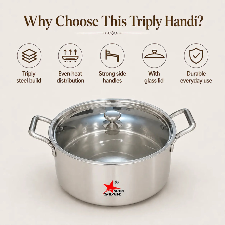 Tri Ply Cookware