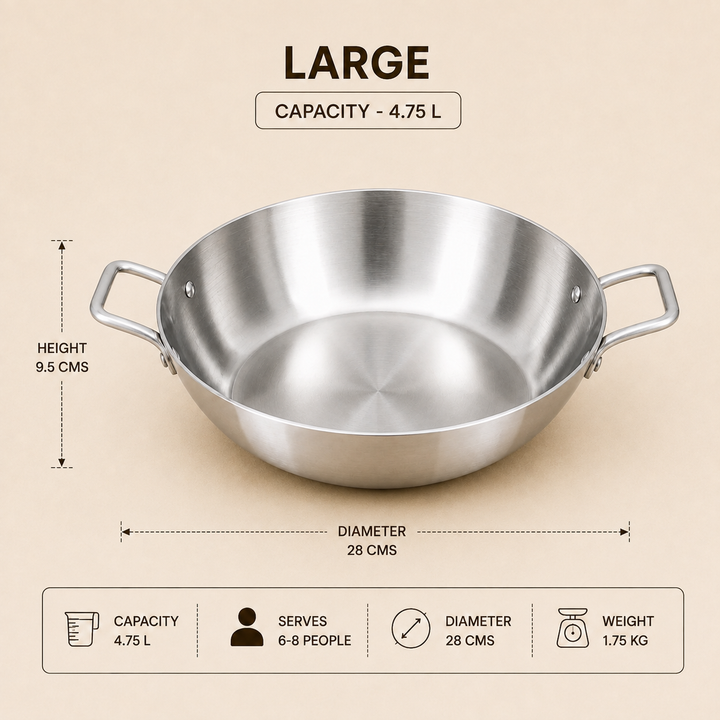 Cello Gold Triply Kadai - main product image