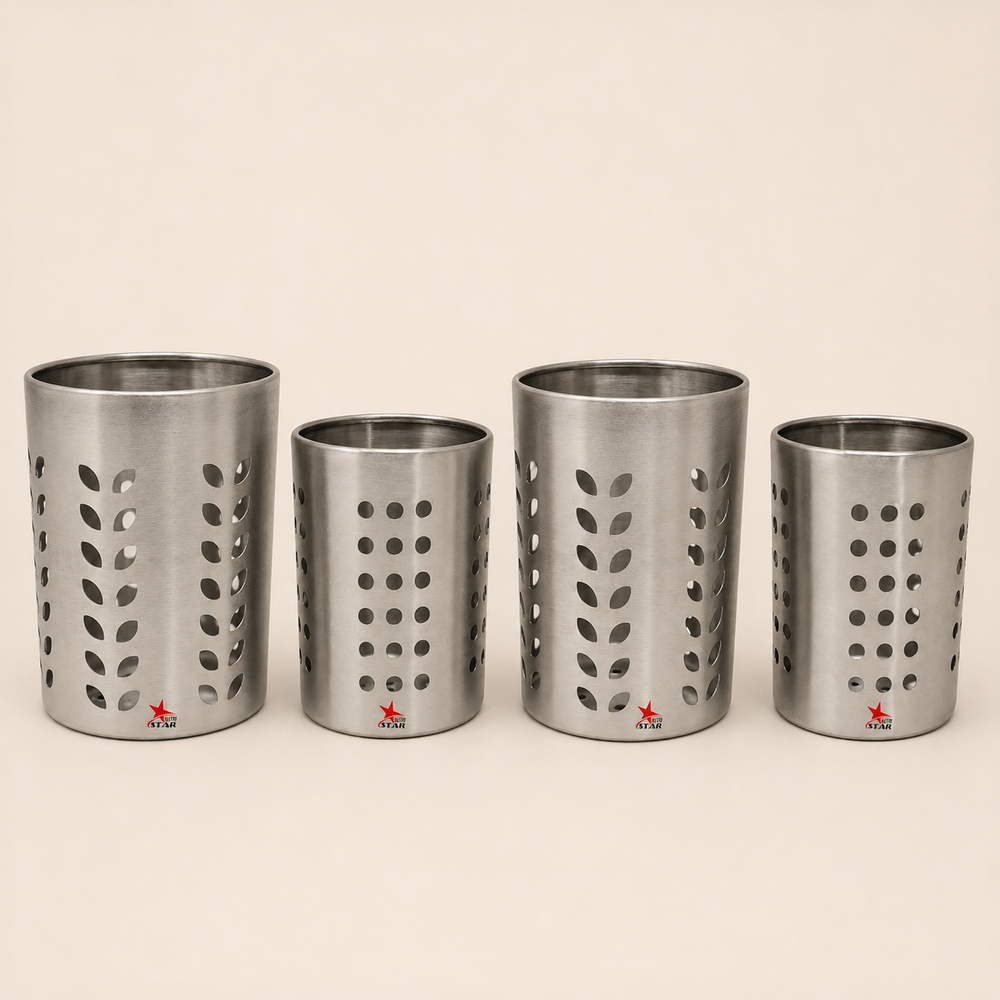 Nutristar stainless steel utensil holder and cutlery stand