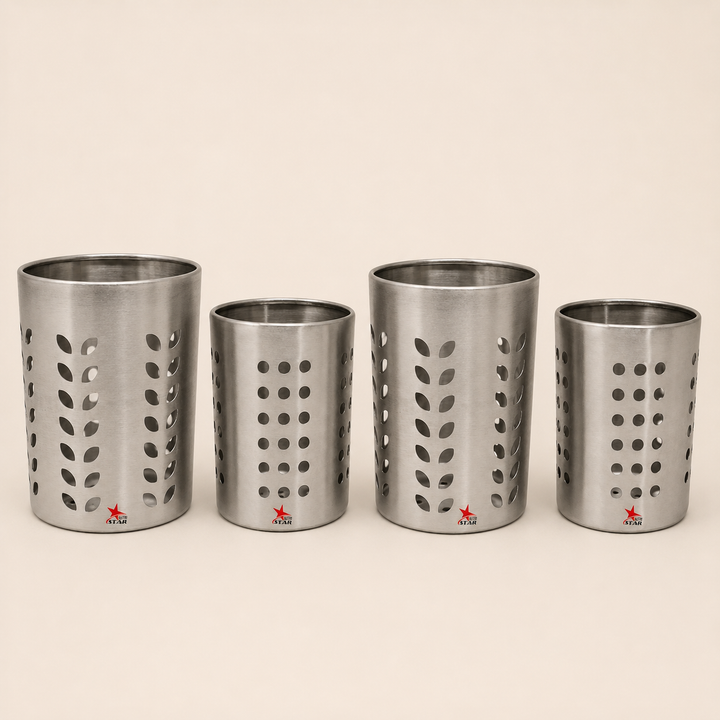 Nutristar stainless steel utensil holder and cutlery stand