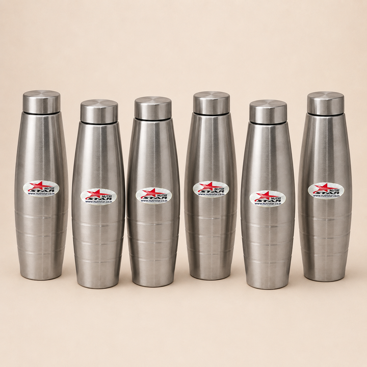 Nutristar 1 litre stainless steel water bottle 