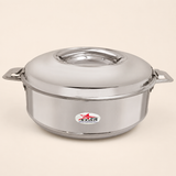 Nutristar stainless steel insulated casserole with lid and twin side handles