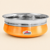 Stainless Steel Copper Bottom Serving Dish, Serving Bowl, Pack Of 1.