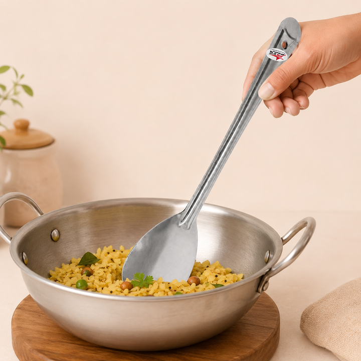Nutristar stainless steel serving spoon kitchhen purpose.