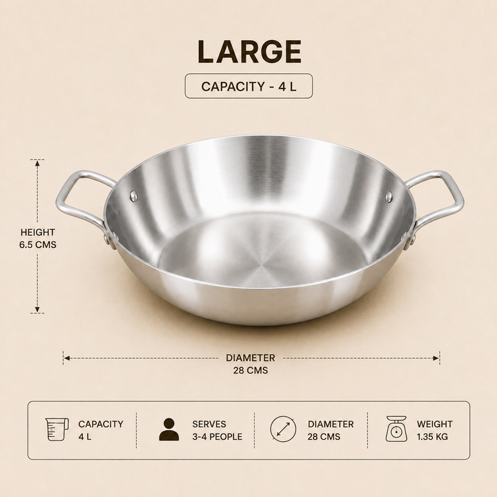 Cello Gold Triply Kadai - main product image