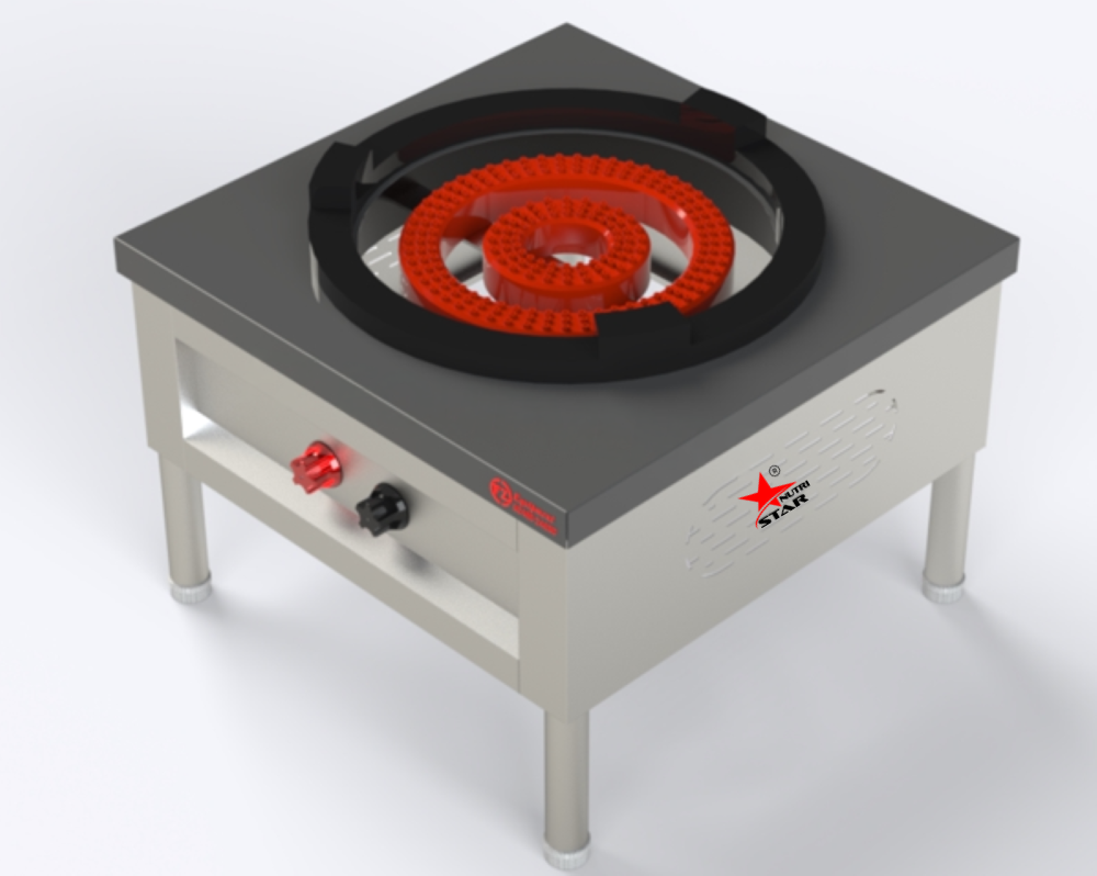 Stainless Steel Single Jalebi Burner Range Stove