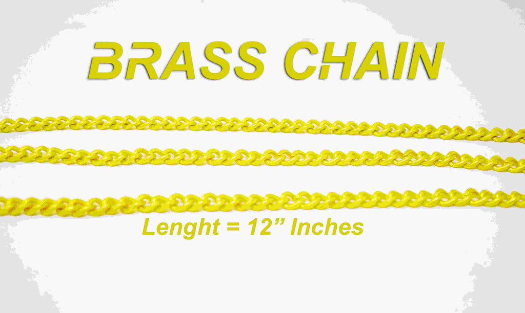 brass chain 12 inches