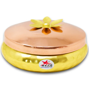 Gift Box Golden Polished Dry Fruit Box, Gift Item (Set of 10)
