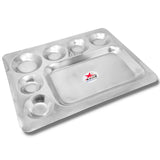 Steel Meals Plate, Thali Meals, SouthIndian Thali