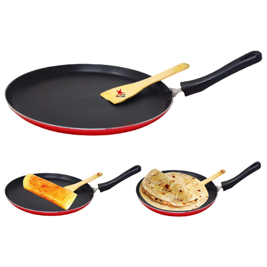 Buy Non Stick Tawa/Griddle with Handle 3MM Roti Dosa Pan Online