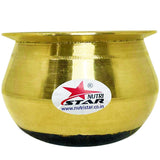 Brass Dekchi, Cooking Pot, Colour Golden.