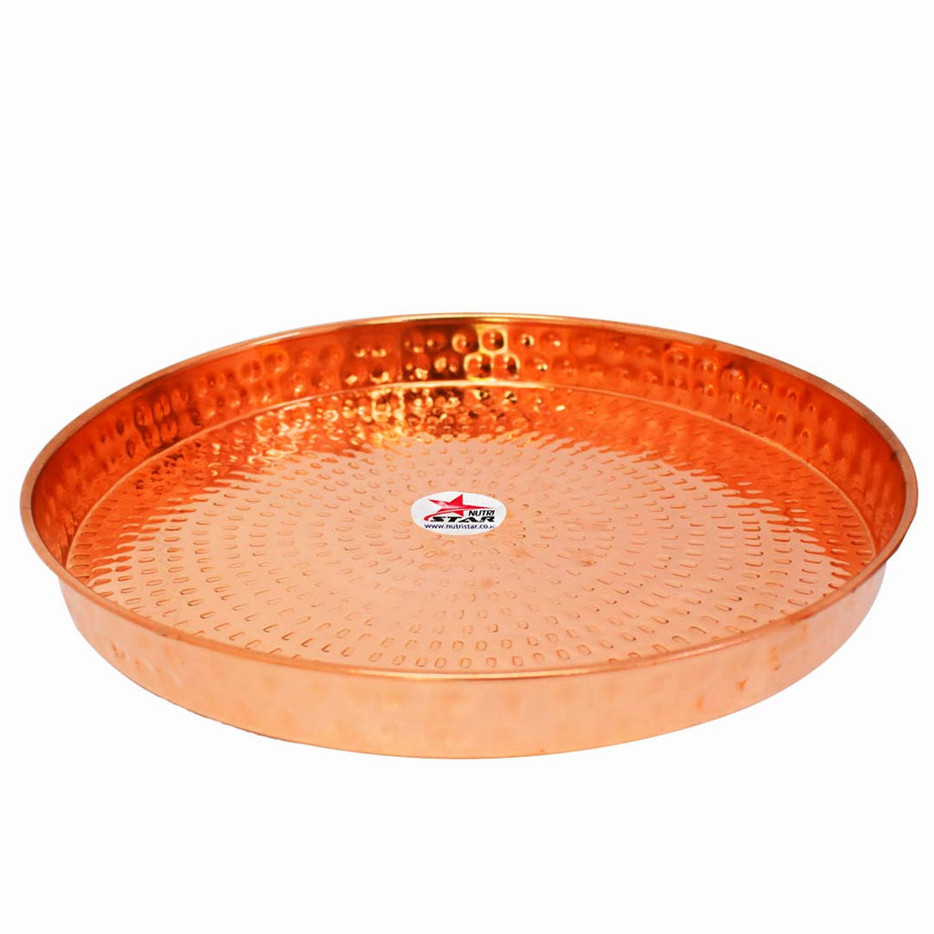 Pure Copper Plate  Buy Nutristar Copper Puja Thali at Best Price