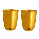 Bronze Tumbler Glasses, Premium Drinkware on Special Occassions, Capacity - 250 ML.