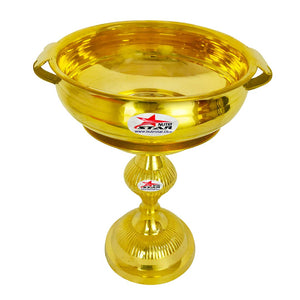 brass urli with stand