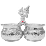 German Silver Chopala 2 bowls attached, Gift Item (Set of 2)