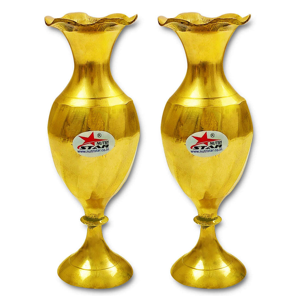 Brass Flower Vase, Antique Brass Flower Vase, Pital Flower Vase.