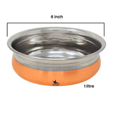 Stainless Steel Copper Bottom Handi Available Variants 1000ml,  