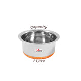 Stainless Steel Copper Bottom Cooking Pot,Tope,Patila. SS Bagona