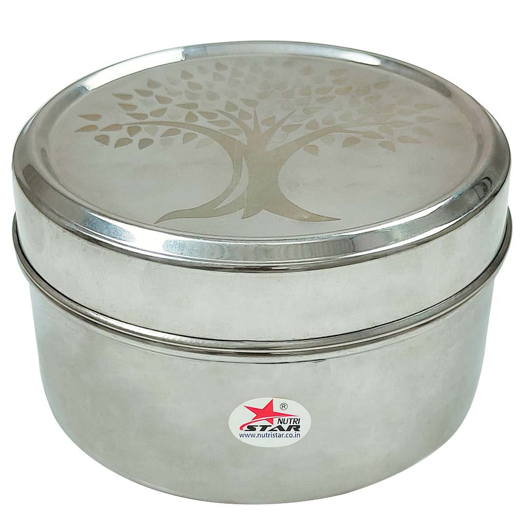 Oxidised Floral Poori Box - WBG1070 - WBG1070-1 at Rs 125.10 | Gifts for  all occasions by Wedtree