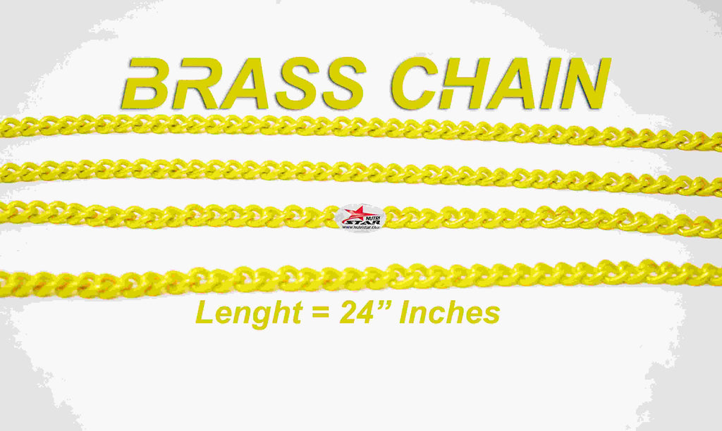 Brass chain 24 inches