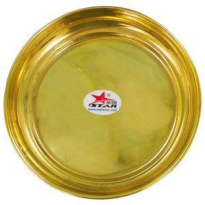 Gift Plate Brass Pooja Plate, Halwa Plate, Gift Item (Set of 24)