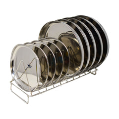 Stainless Steel Plates Stand in Kitchen  Steel Kitchen Plate Rack –  Nutristar