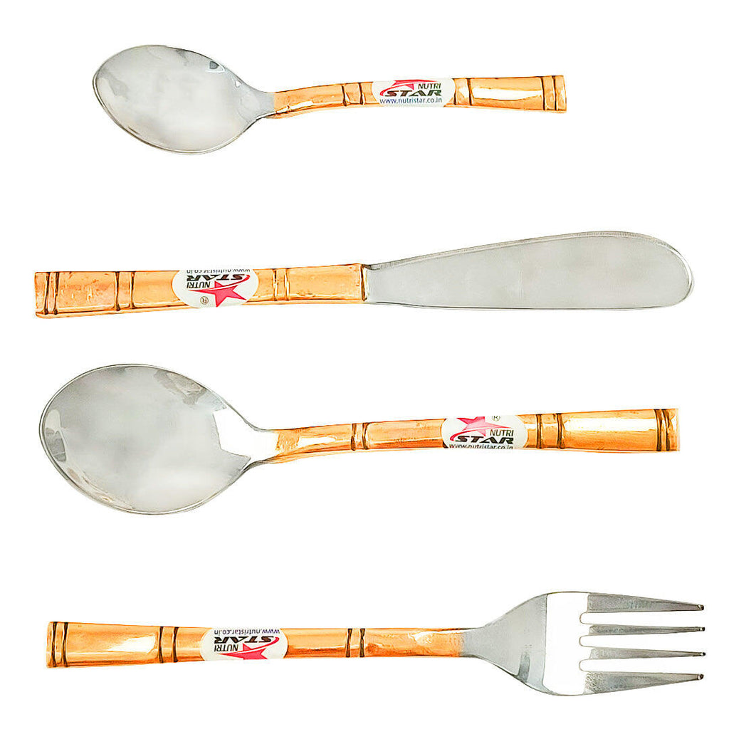 Copper  Cutlery set