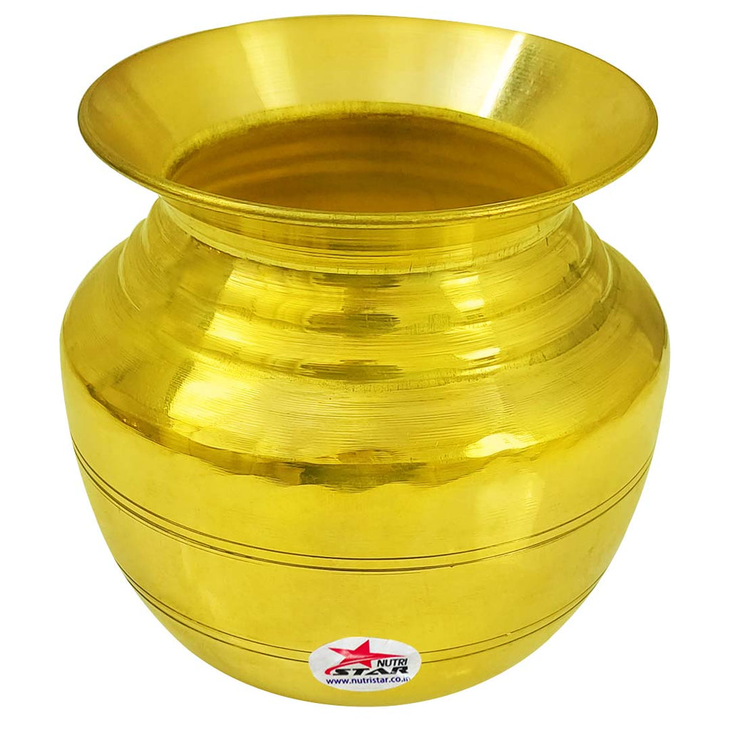 Brass Lota for Puja, Pooja Lota for Special Occasions, Pack of 1.