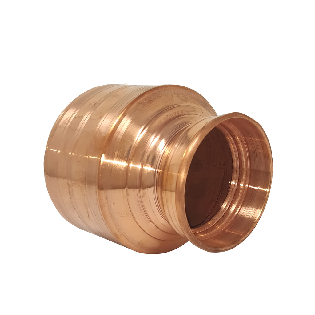 Pure Copper Gujarati Pot | Copper Handa (Variants available) - Nutristar