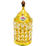 Crystal Diya Brass, Diwali Diya, Oil Lamp (Set of 10)