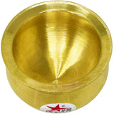 Brass Cooking Pot/Handi, Cooking Vessel, Pack of 1.