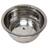Stainless Steel Strainer/Channi/Bowl, Diameter 12 Inches.