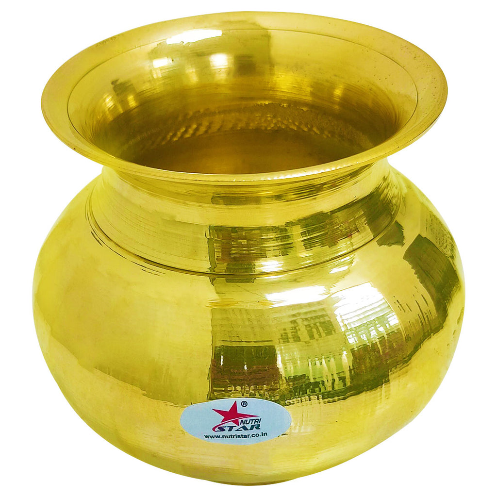 Brass Puja Kalash or Spiritual Pot