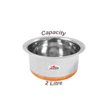 Stainless Steel Copper Bottom Cooking Pot,Tope,Patila. SS Bagona