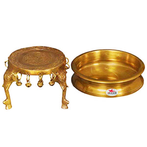 Antique Brass Urli Chowki